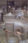 Alma-Tadema, Sir Lawrence A Favourite Custom (mk23) china oil painting reproduction